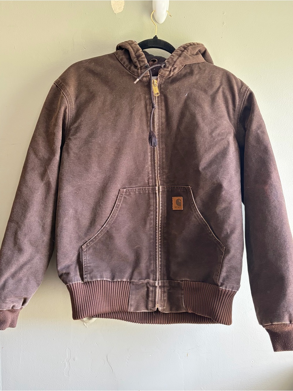 Carhartt Brown Active Jacket J130 Vintage Work Wear - Small